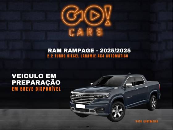 RAM RAMPAGE 2.2 TURBO DIESEL LARAMIE 4X4 AUTOMÁTICO